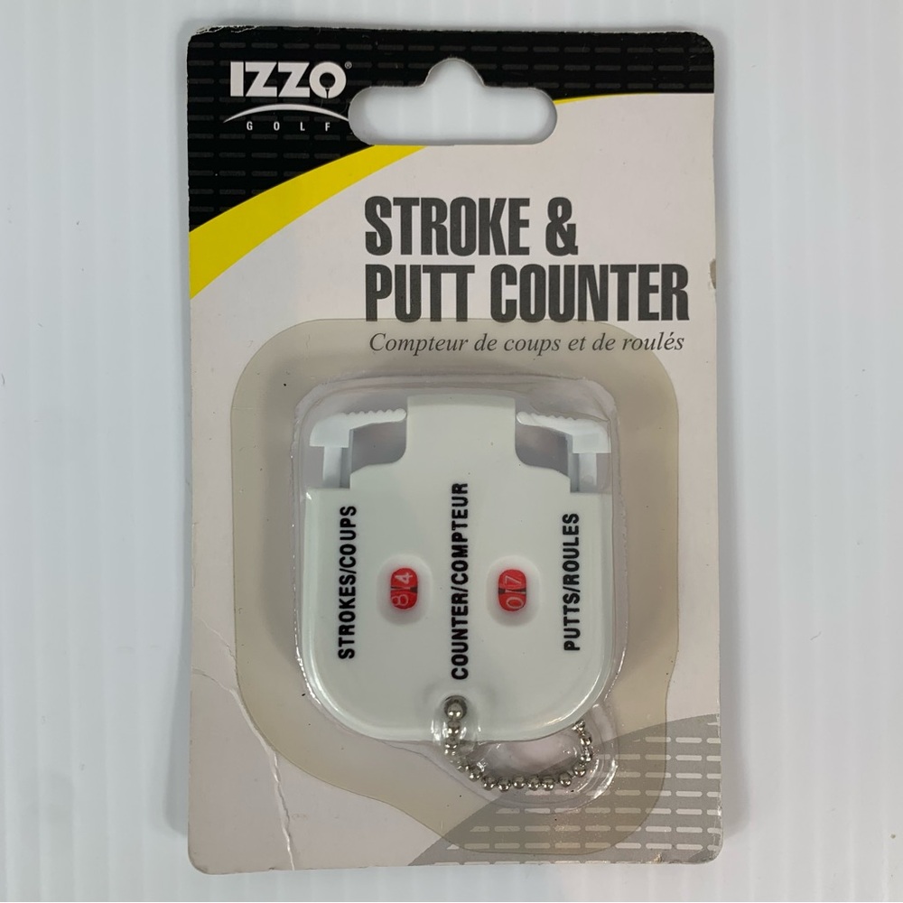 IZZO Golf Stroke & Putt Counter Key Chain 90130 Pro Count New Factory Sealed